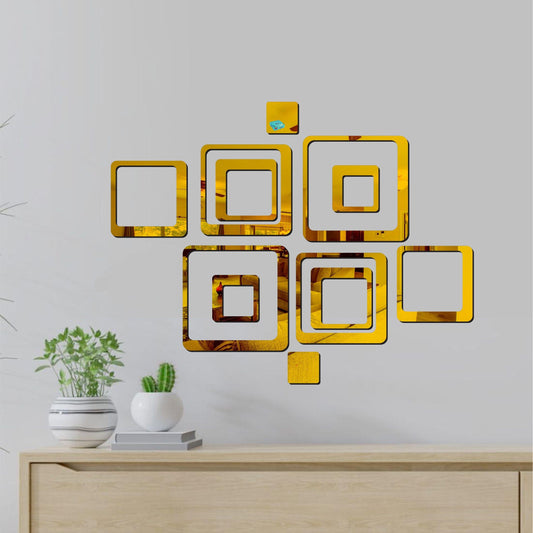 3D Acrylic Mirror Wall Sticker Decoration - VAYARA