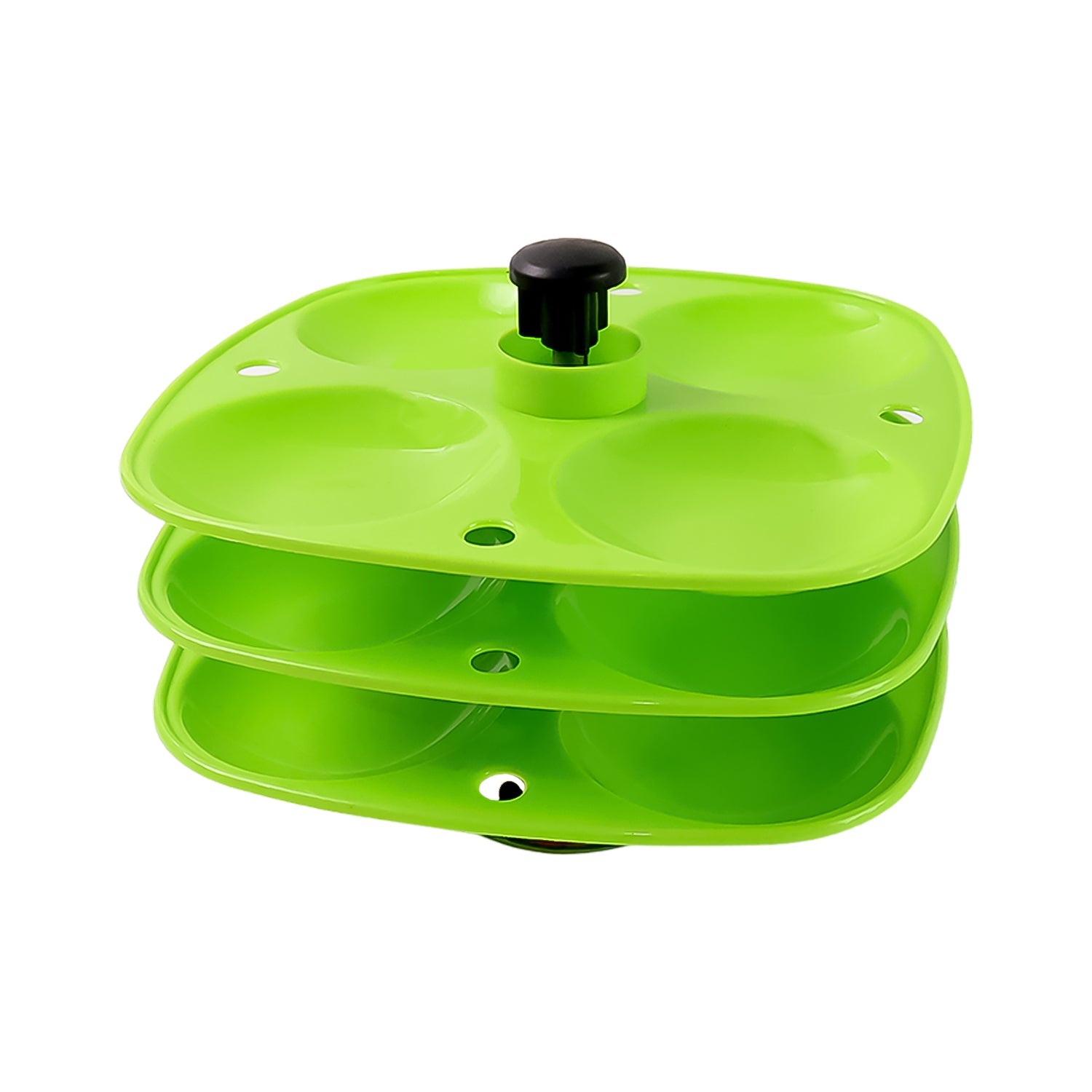 5346 3 Layer Idli Stand Used In All Kinds Of Household Kitchen Purposes For Holding And Serving Idlis. - VAYARA