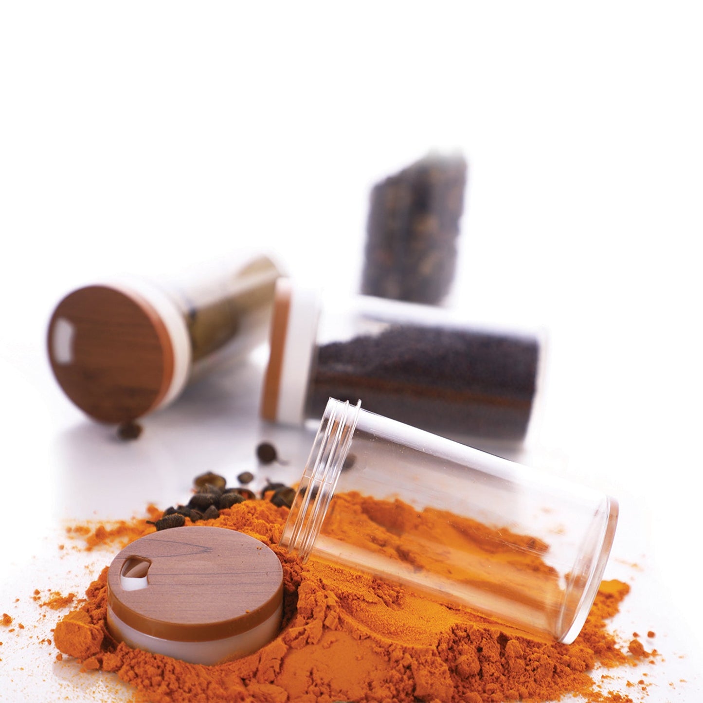 8118 Ganesh 12 - jar Revolving Spice Rack Masala Box - VAYARA
