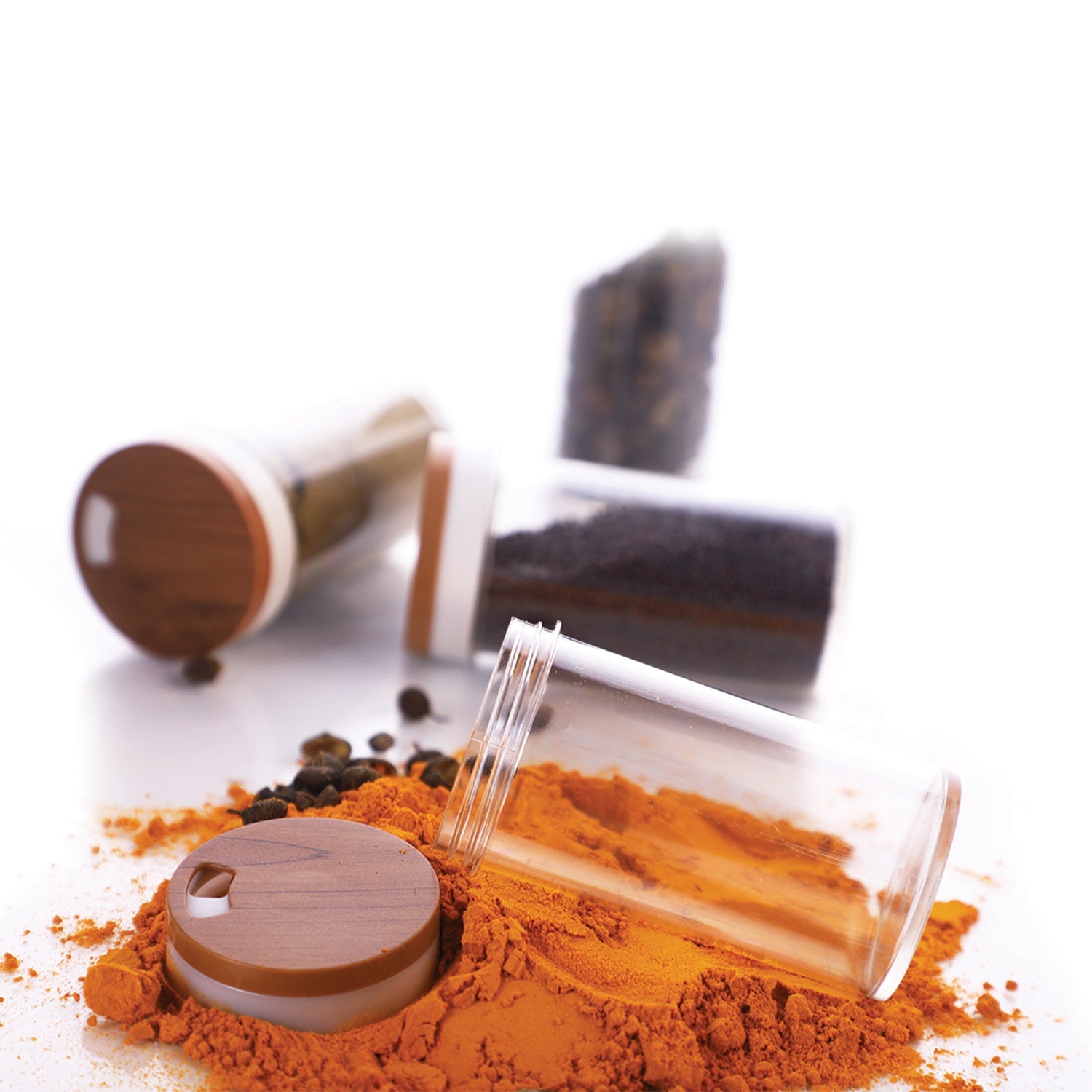 8118 Ganesh 12 - jar Revolving Spice Rack Masala Box - VAYARA