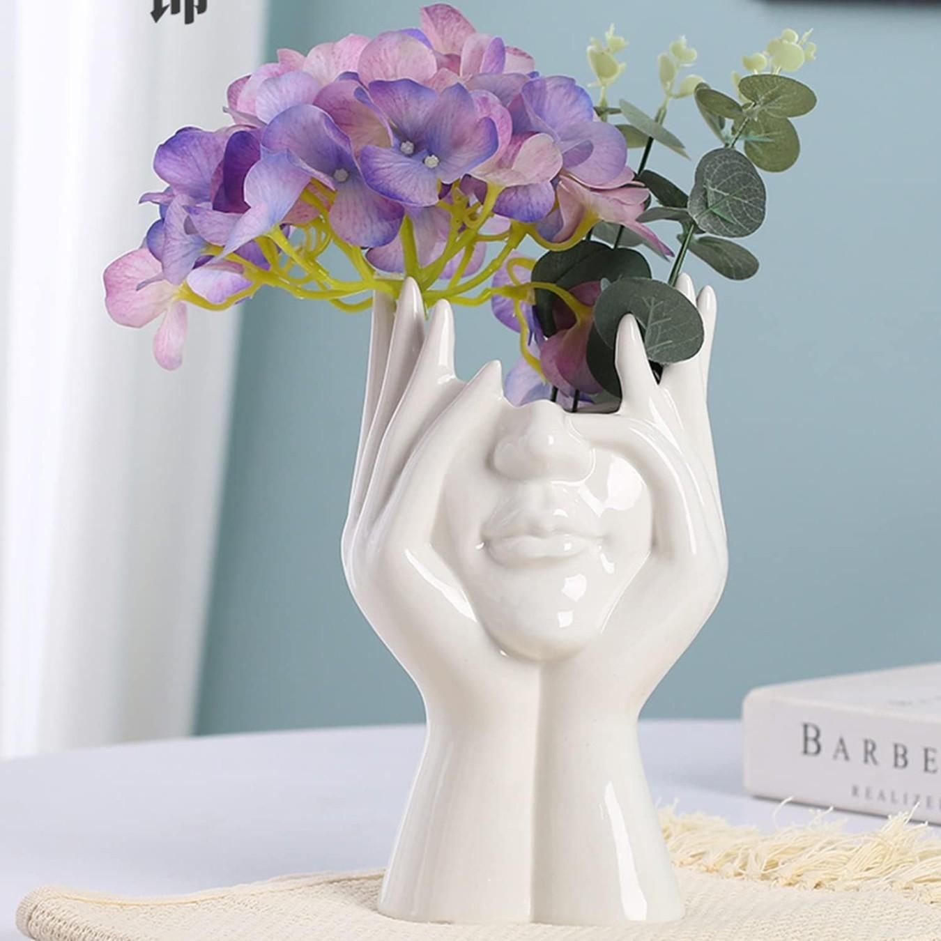 Aesthetic Face Vase - VAYARA