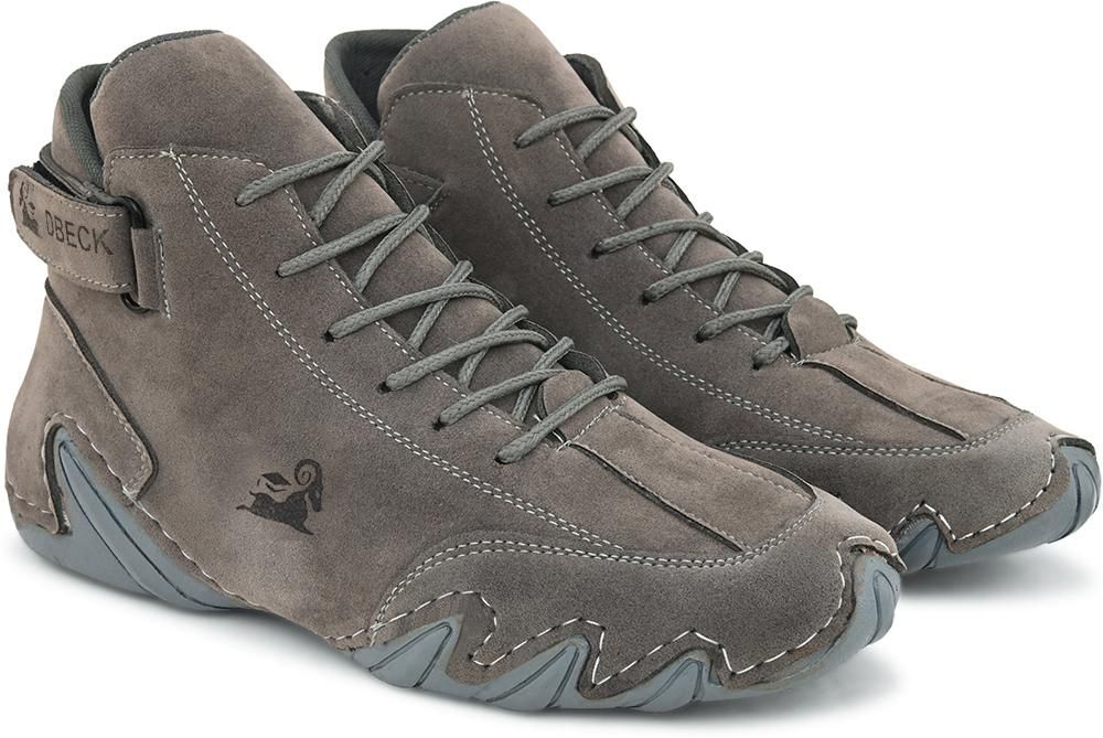 BOLLERO Casual Sneakers For Men's (Grey) - VAYARA