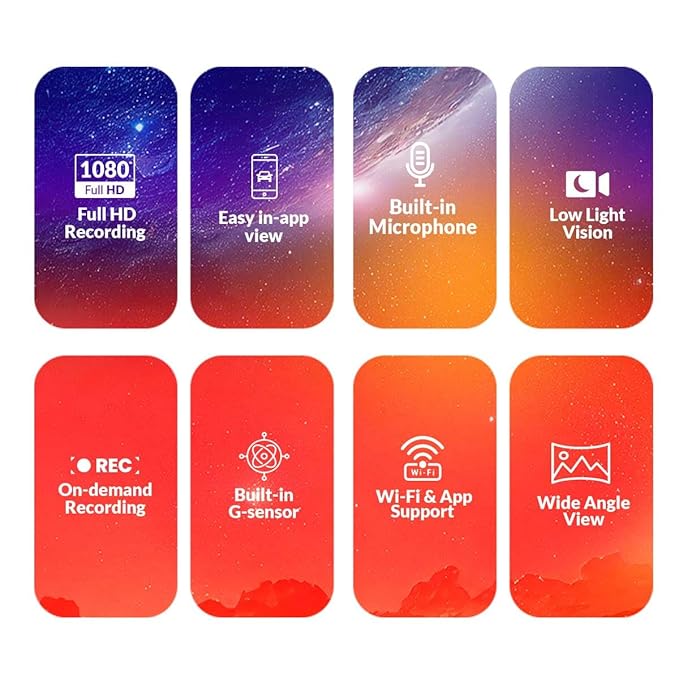 CP PLUS CarKam Car Dashcam with 1080p Full Hd Resolution | Wide View Angle | Supports G Sensor | Supports Night Vision| Suitable for Large Cars & SUVs | CP - AD - H2B - W | 0011 - VAYARA