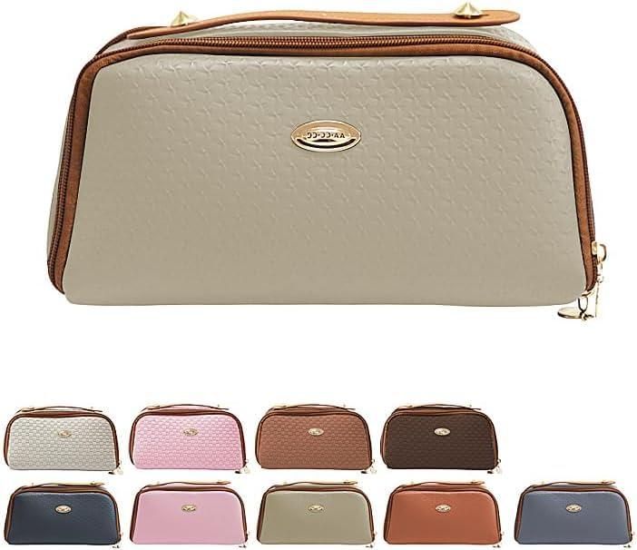 Double Zipper Cosmetics Bag - VAYARA