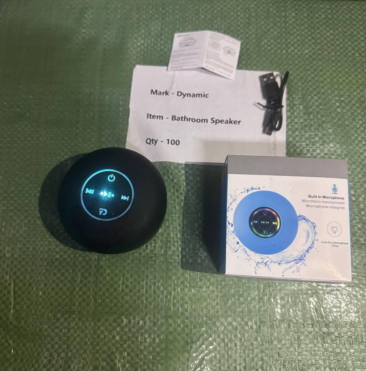Large Suction Cup Waterproof Bluetooth Speaker - VAYARA