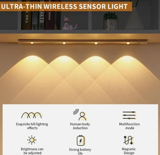 LED PIR Motion Sensor Cabinet With USB Rechargeble - VAYARA