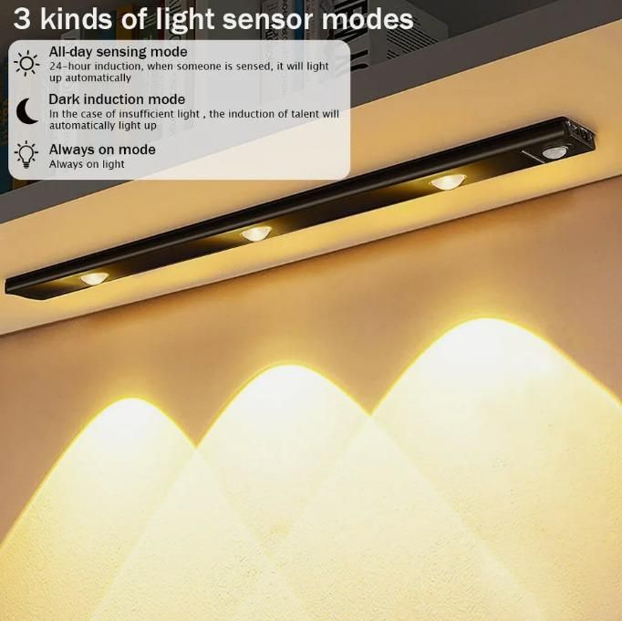 LED PIR Motion Sensor Cabinet With USB Rechargeble - VAYARA
