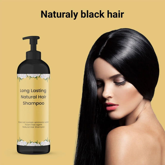Long Lasting Natural Hair Dye Shampoo - 3 - VAYARA