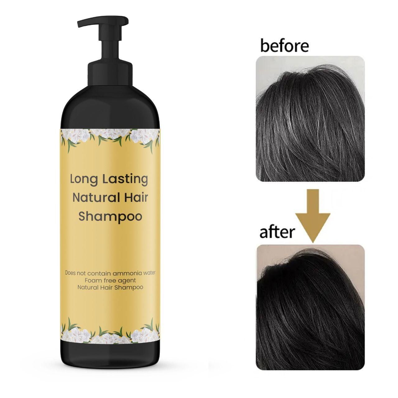 Long Lasting Natural Hair Dye Shampoo - 3 - VAYARA