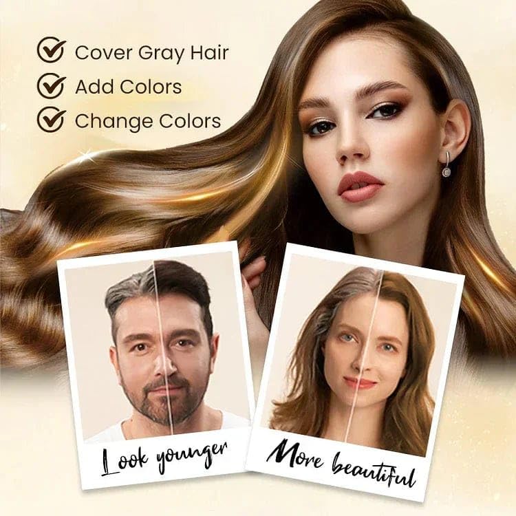 Long Lasting Natural Hair Dye Shampoo (PACK OF 2) - VAYARA