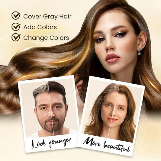 Long Lasting Natural Hair Dye Shampoo (PACK OF 2) - VAYARA