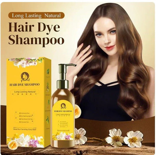Long Lasting Natural Hair Dye Shampoo (PACK OF 2) - VAYARA
