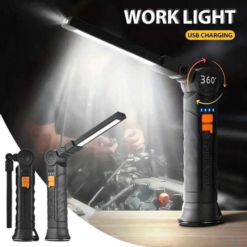 Magnetic LED COB Light USB Rechargeable - VAYARA