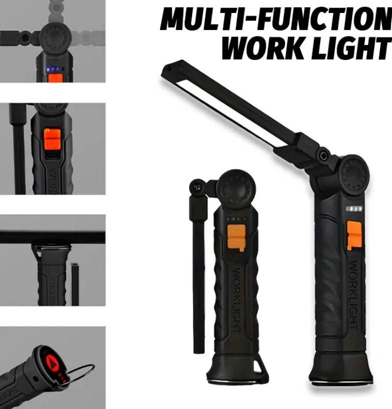 Magnetic LED COB Light USB Rechargeable - VAYARA