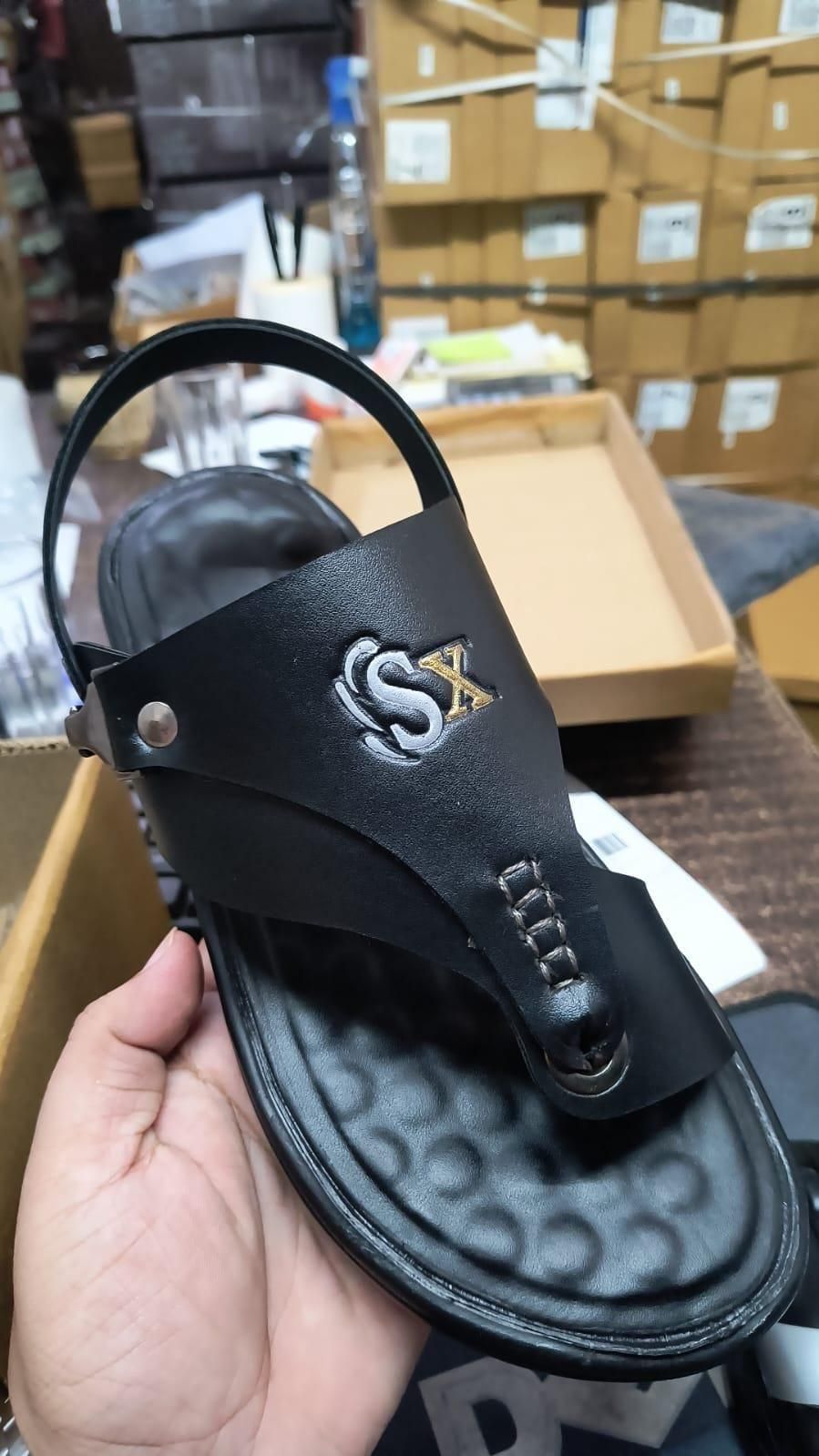 Men's Casual Synthetic Leather Sandal - VAYARA