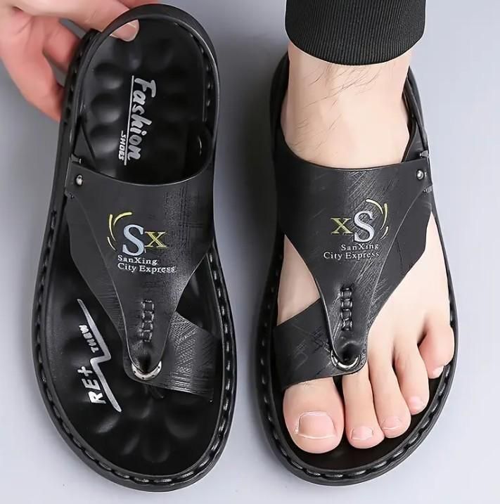 Men's Casual Synthetic Leather Sandal - VAYARA