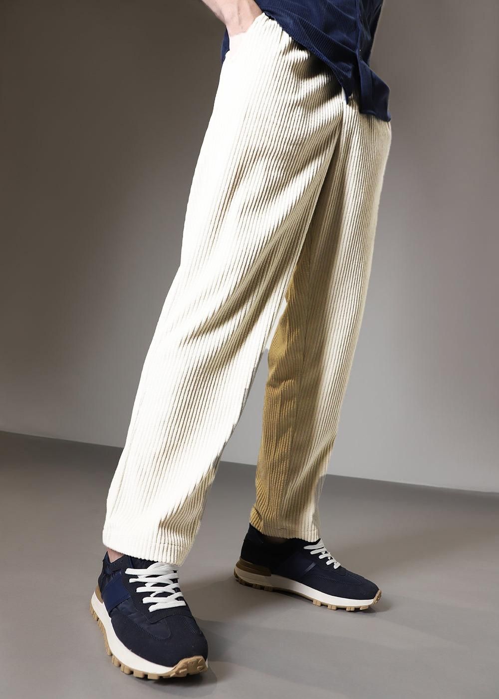 Men's Caudray Fabric Stylish Pants - VAYARA