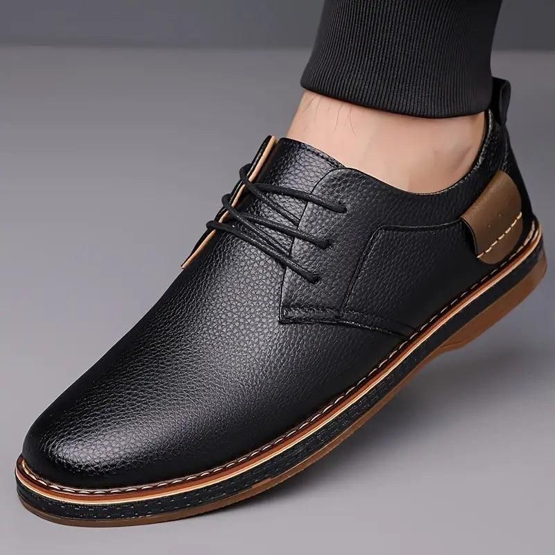 Men's Derby Party Lace Up Casual Shoes - VAYARA