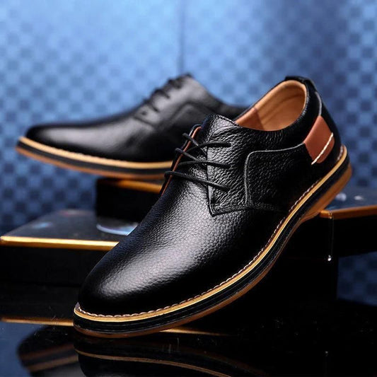 Men's Derby Party Lace Up Casual Shoes - VAYARA