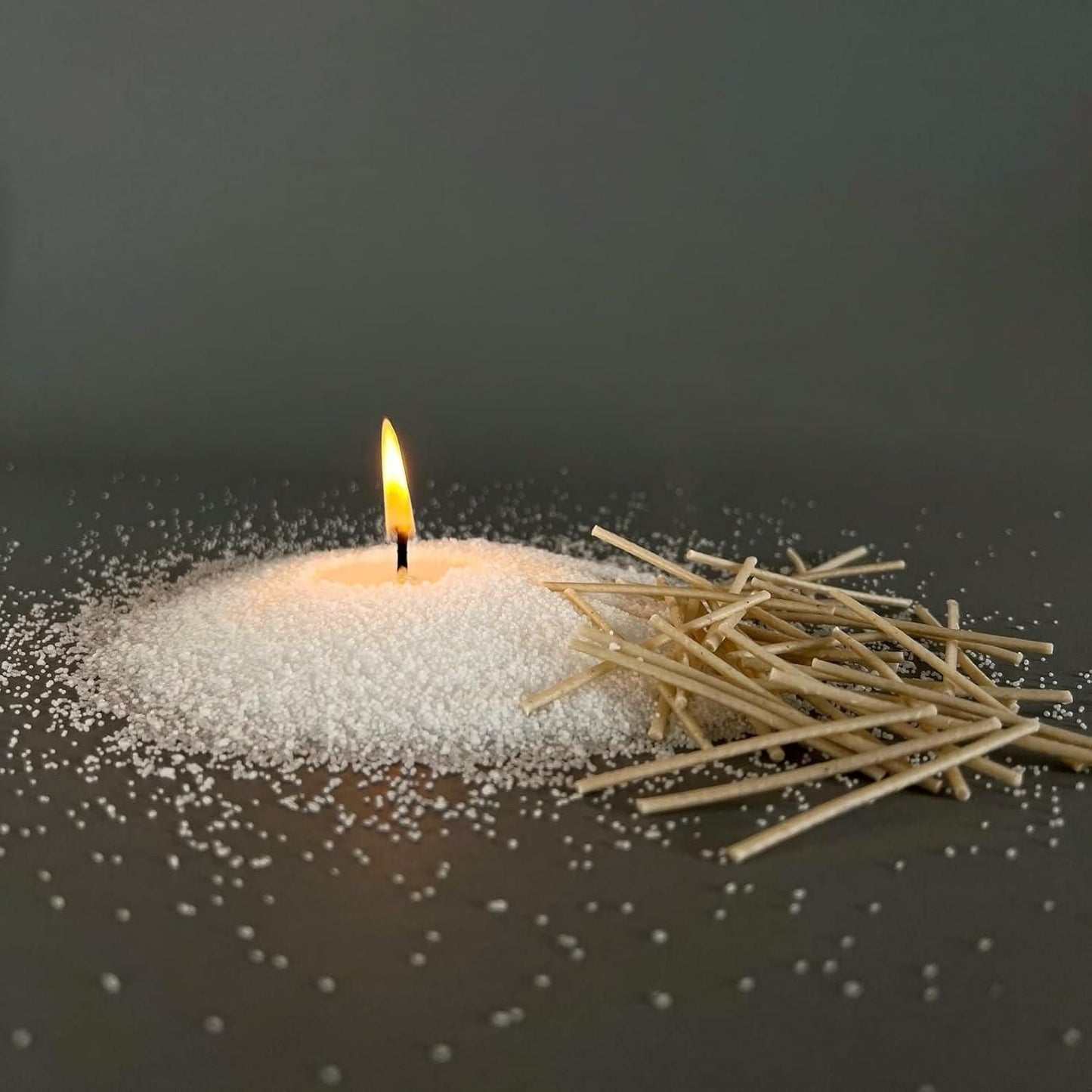 Pearl Soy Wax for Custom Candles 200gram + 50 Wicks - VAYARA