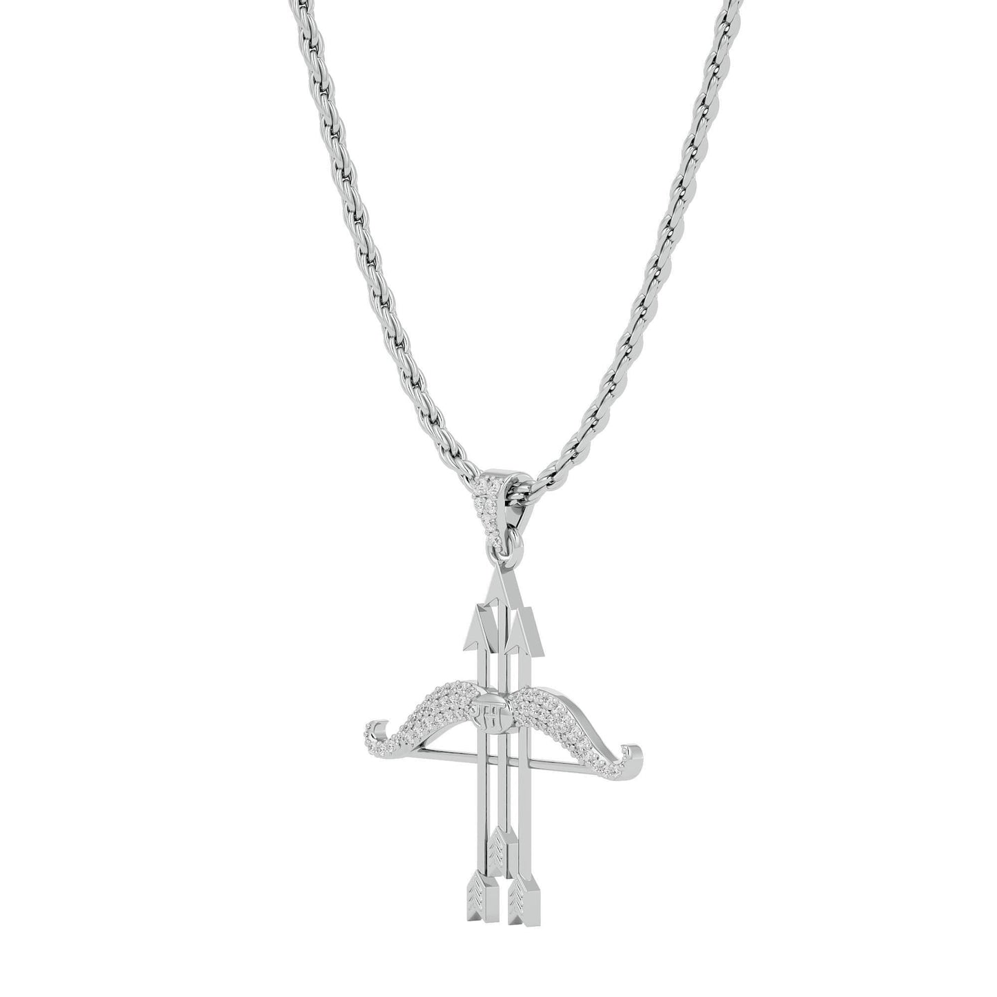 Ram Dhanush Silver Pendant Chain - VAYARA