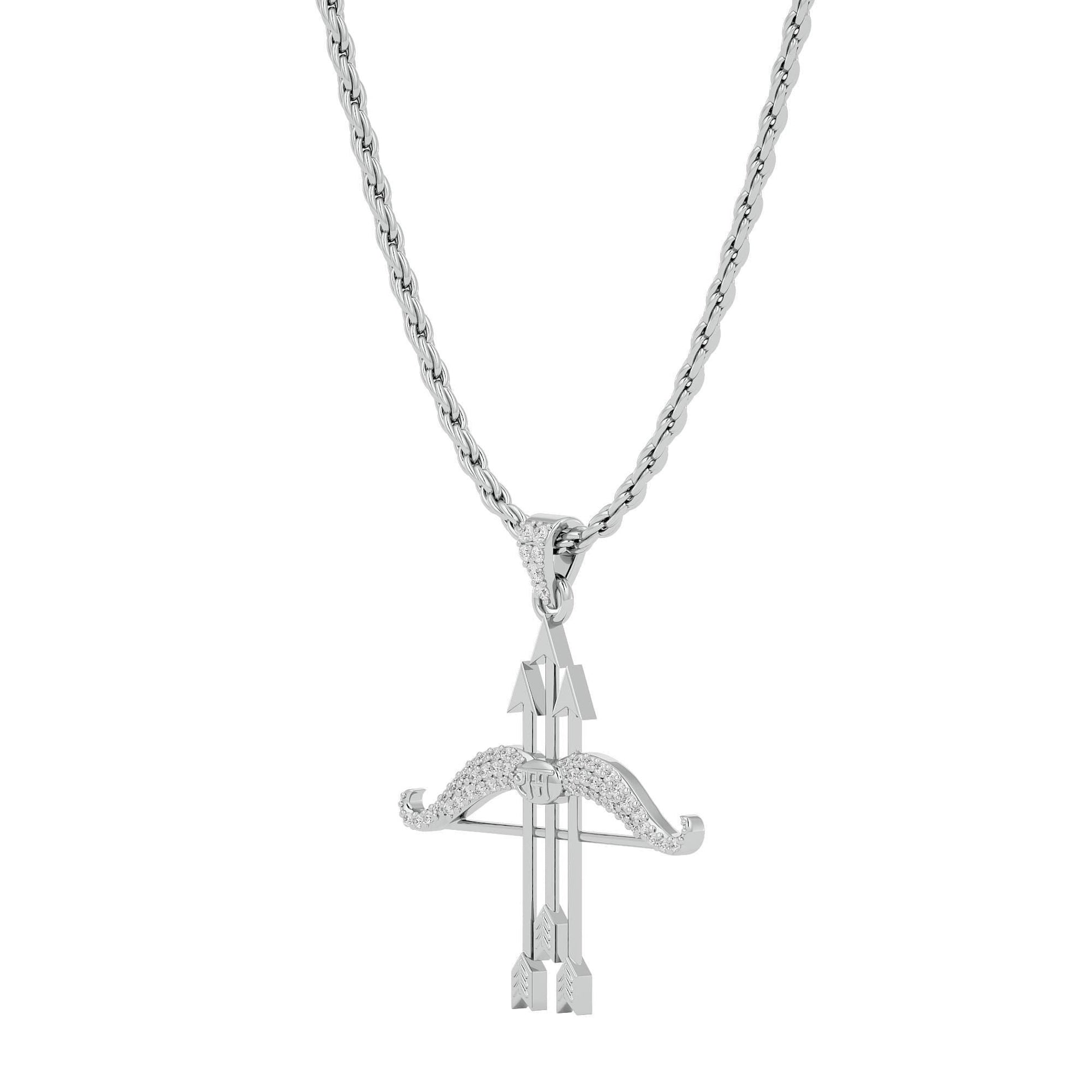 Ram Dhanush Silver Pendant Chain - VAYARA