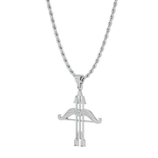 Ram Dhanush Silver Pendant Chain - VAYARA