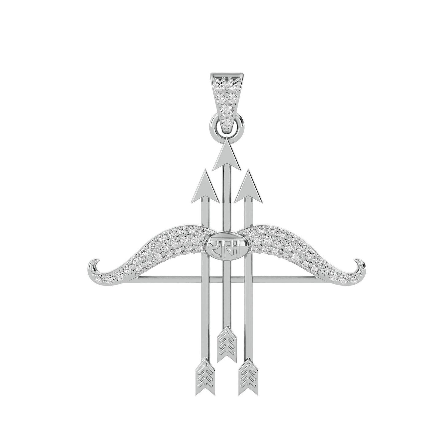 Ram Dhanush Silver Pendant Chain - VAYARA