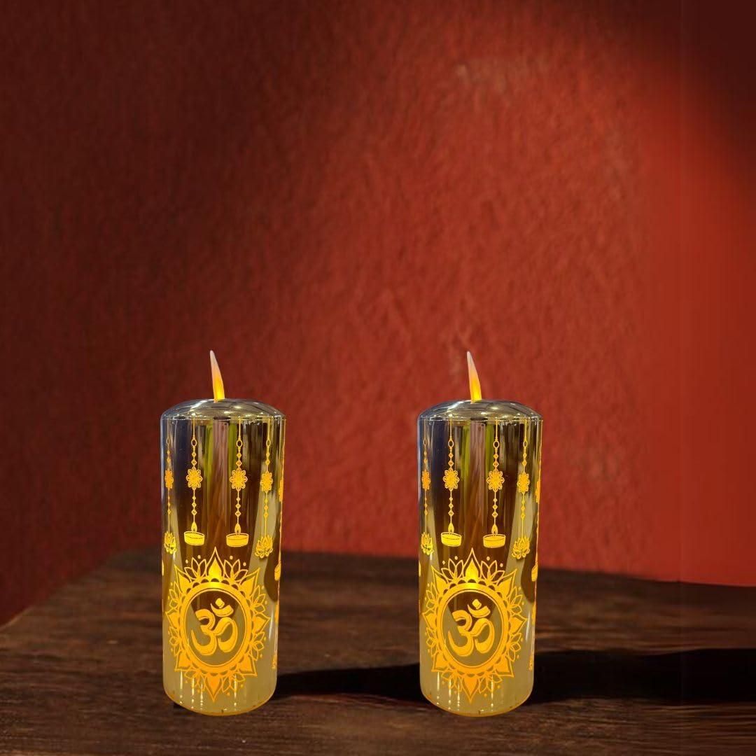 Realistic Moving Flame LED Light - VAYARA