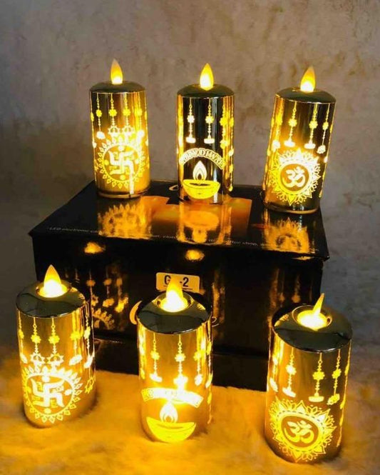 Realistic Moving Flame LED Light - VAYARA