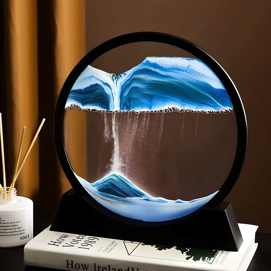 Relaxing Kinetic Sandscape Art Table Desk - VAYARA