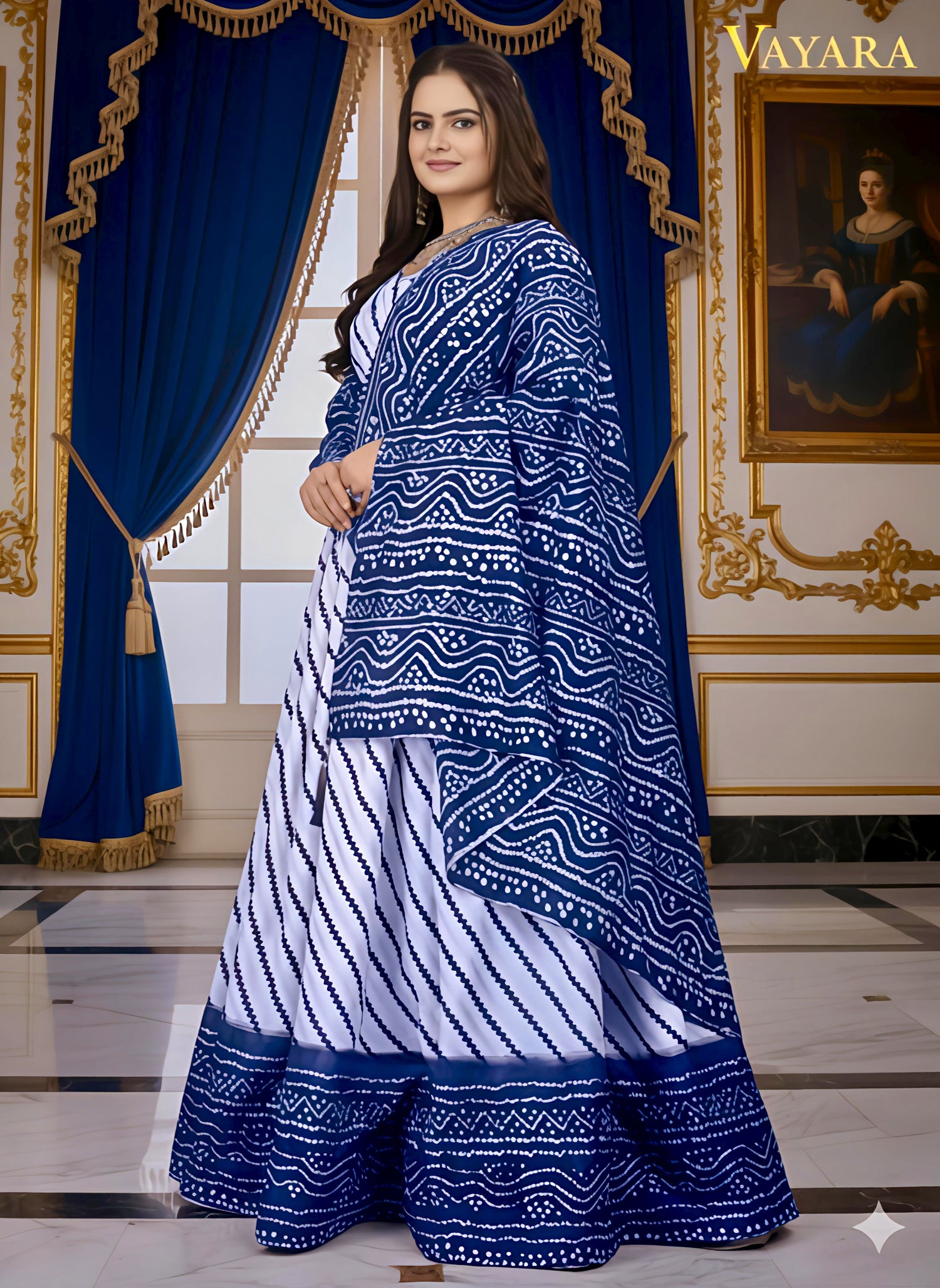 Bhandhani lahnga choli - VAYARA