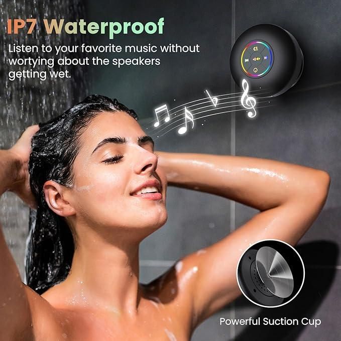 Large Suction Cup Waterproof Bluetooth Speaker - VAYARA