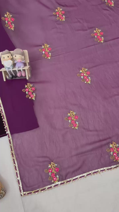 ENHANCE THE BEAUTY OF YOUR WARDROBE WITH THIS NEWLY LAUNCHED VELVET KURTI-PLAZZO SET