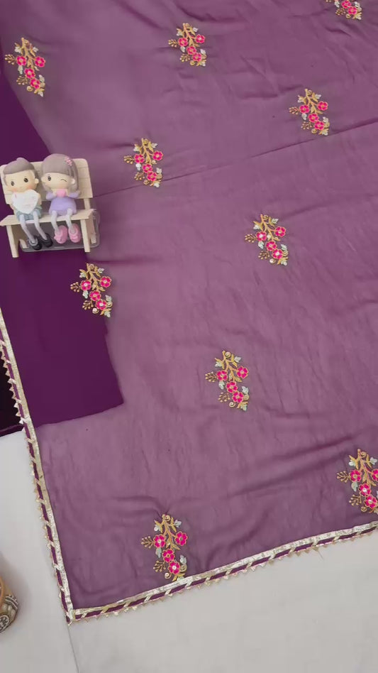 ENHANCE THE BEAUTY OF YOUR WARDROBE WITH THIS NEWLY LAUNCHED VELVET KURTI-PLAZZO SET